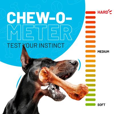 Show full view: Sitka Farms 5-6" Beef Cheek Roll Bully Dusted Hard Chew Dog Treats, 4 Count slide 6 of 9