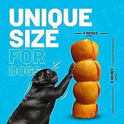 Sitka Farms 5-6" Beef Cheek Roll Peanut Butter Flavored Hard Chew Dog Treats, 4 Count slide 2 of 8