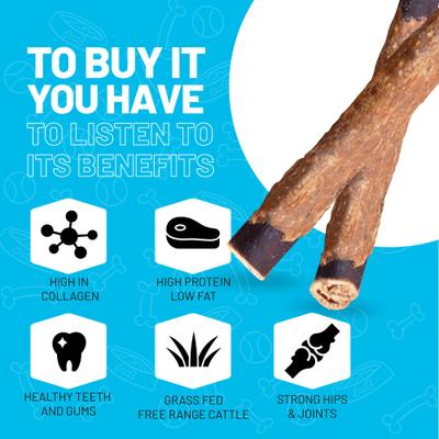 Show full view: Sitka Farms 6-inch Collagen Chicken Flavor Dog Natural Chew Treats, 6 count slide 4 of 9