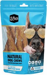 Sitka Farms All-Natural Beef Tendon Braids Hard Chew Dog Treats, 5 Count