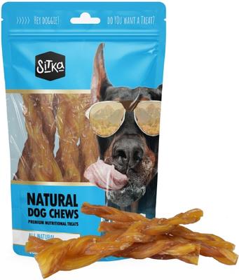 Show full view: Sitka Farms All-Natural Beef Tendon Braids Hard Chew Dog Treats, 5 Count slide 4 of 8