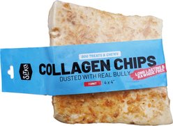 Sitka Farms Beef Collagen Chips Hard Chew Dog Treats, 12 Count