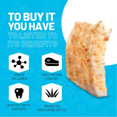 Show full view: Sitka Farms Beef Collagen Chips Hard Chew Dog Treats, 12 Count slide 4 of 6