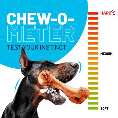 Show full view: Sitka Farms Beef Knee Caps Dog Bones, Large, 12 count slide 6 of 10