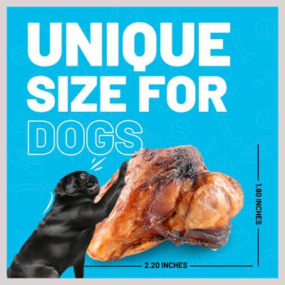 Show full view: Sitka Farms Beef Knee Caps Dog Bones, Large, 12 count slide 7 of 10