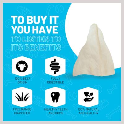 Show full view: Sitka Farms Cow Ears Dog Natural Chew Treat, 5 count slide 4 of 10