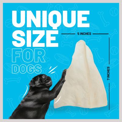 Show full view: Sitka Farms Cow Ears Dog Natural Chew Treat, Jumbo, 12 count slide 7 of 10