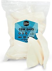 Sitka Farms Cow Ears Dog Natural Chew Treat, Jumbo, 25 count