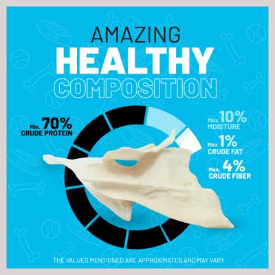 Show full view: Sitka Farms Cow Ears Dog Natural Chew Treat, Jumbo, 25 count slide 8 of 10