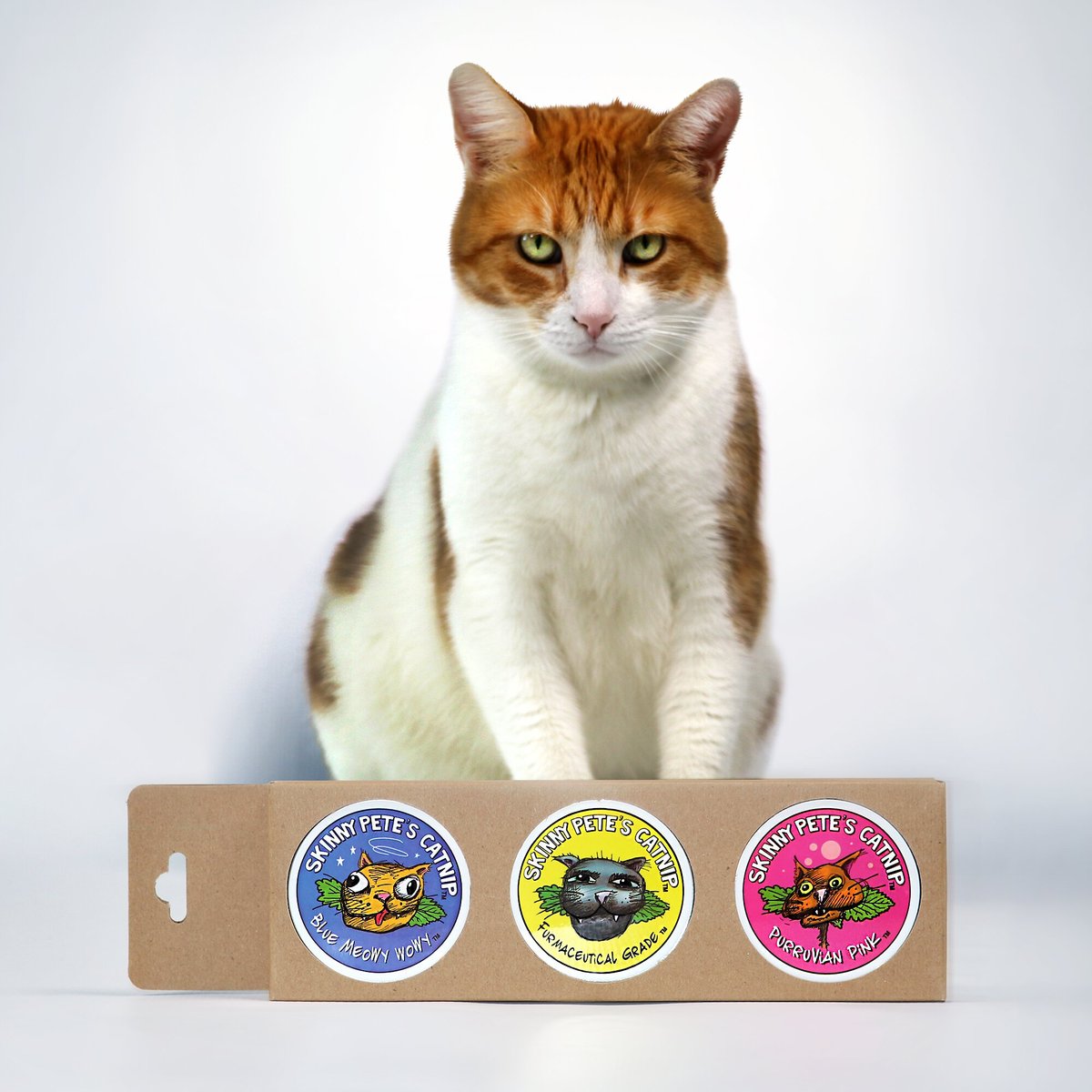 Skinny Pete's Gourmet Catnip 3-Piece Gift Set