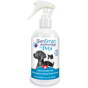 SkinSmart Antimicrobial Skin & Wound Care Cat & Dog Spray, 8-fl oz bottle