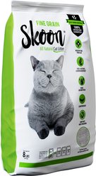 Skoon All Natural Fine-Grain Unscented Non-Clumping Cat Litter, 8-lb bag
