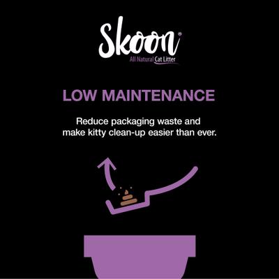 Show full view: Skoon All Natural Lavender Scented Non-Clumping Cat Litter, 8-lb bag slide 5 of 7