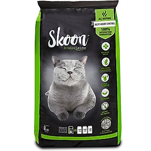 Skoon Unscented Non-Clumping Cat Litter, 8-lb bag