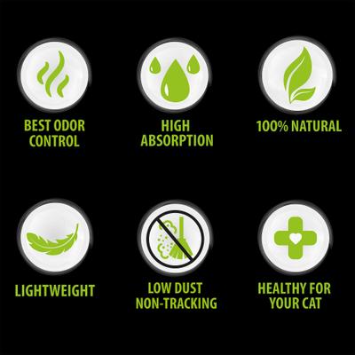 Show full view: Skoon Unscented Non-Clumping Cat Litter, 8-lb bag slide 7 of 9