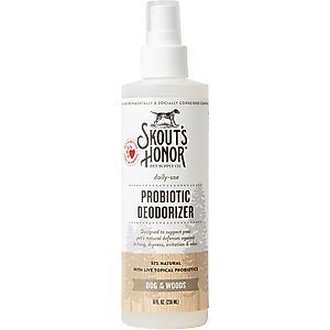 Skout's Honor Dog of the Woods Probiotic Dog Deodorizer, 8-fl oz bottle
