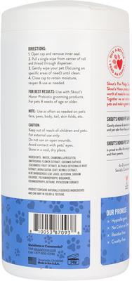 Show full view: Skout's Honor Happy Puppy Probiotic Deodorizing Spray, 8-oz Bottle + Dog, Cat & Small Pet Grooming Wipes, 80 count slide 7 of 10