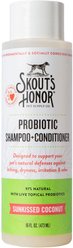 Skout's Honor Natural Probiotic Dog & Cat Shampoo + Conditioner, Sunkissed Coconut Scent, 16-fl oz bottle