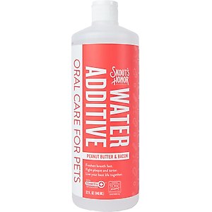 Skout's Honor Oral Care Peanut Butter & Bacon Dog Dental Water Additive, 32-fl oz bottle