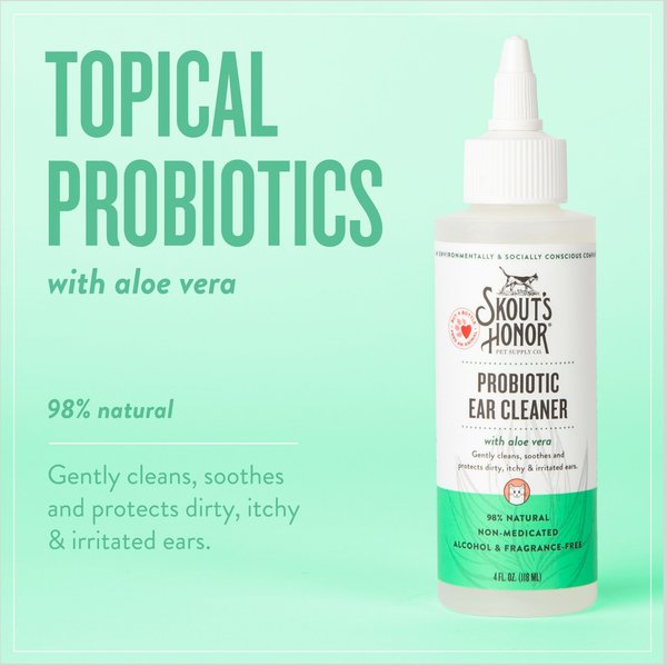 Skout's Honor Probiotic Cat Ear Cleaner