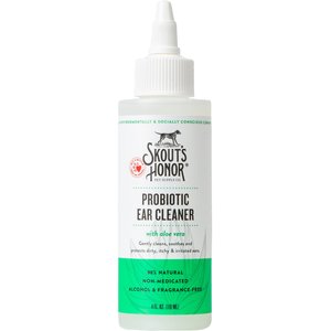 Skout's Honor Probiotic Dog Ear Cleaner, 4-fl oz bottle