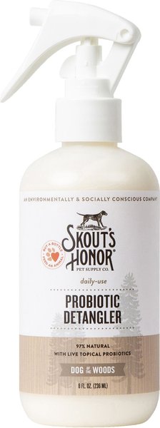 Show full view: Skout's Honor Probiotic Dog of the Woods Dog Detangler, 8-fl oz spray slide 1 of 8