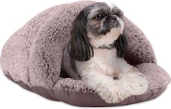 Sleepy Pet Slipper Covered Cat & Dog Bed, Blush, Small slide 2 of 7