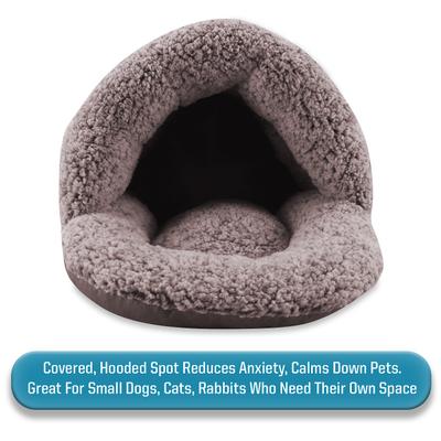 Show full view: Sleepy Pet Slipper Covered Cat & Dog Bed, Blush, Small slide 7 of 9