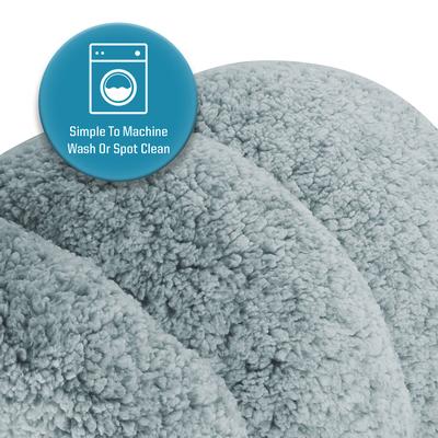 Show full view: Sleepy Pet Slipper Covered Cat & Dog Bed, Mineral, Medium slide 6 of 8