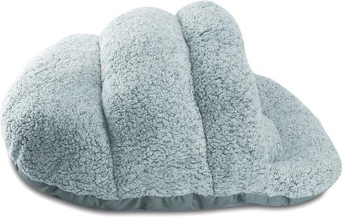 Show full view: Sleepy Pet Slipper Covered Cat & Dog Bed, Mineral, Small slide 3 of 9