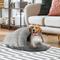 Show in main carousel: Sleepy Pet Slipper Covered Cat & Dog Bed, Silver, Medium slide 1 of 9