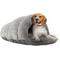Show in main carousel: Sleepy Pet Slipper Covered Cat & Dog Bed, Silver, Medium slide 2 of 9