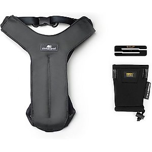 Sleepypod Clickit Sport Plus Car Safety Dog Harness, Charcoal Grey, Large