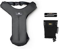 Sleepypod Clickit Sport Plus Safety Dog Harness, Charcoal Grey, Medium