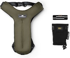 Sleepypod Clickit Sport Plus Car Safety Dog Harness, Olive Green, Medium