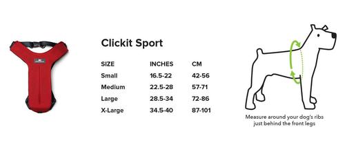 Show full view: Sleepypod Clickit Sport Plus Car Safety Dog Harness, Strawberry Red, Small slide 9 of 11