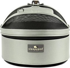 Sleepypod Mobile Cat & Dog Car Seat Pet Bed & Carrier, One Size, Glacier Silver