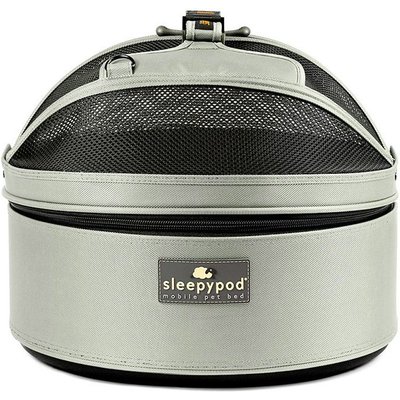 Sleepypod Sleepypod Mobile Cat & Dog Car Seat Pet Bed & Carrier, One Size, Glacier Silver
