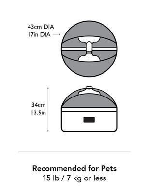 Show full view: Sleepypod Mobile Cat & Dog Car Seat Pet Bed & Carrier, One Size, Robin Egg Blue slide 8 of 11