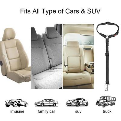 Show full view: SlowTon Adjustable Dog Car Headrest Restraint with Seat Belt, 2 count slide 6 of 10