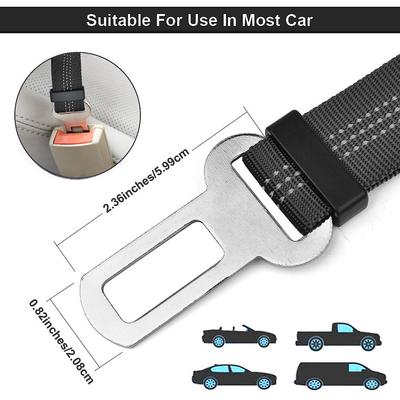 Show full view: SlowTon Adjustable Dog Car Seat Belt, 2 count, Black slide 5 of 9