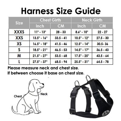 Show full view: SlowTon Car Safety Dog Harness with Seat Belt, Black, Medium: 21.5 to 27-in chest slide 2 of 9
