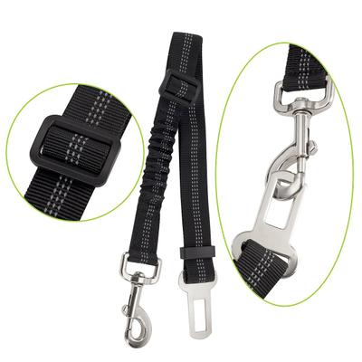 Show full view: SlowTon Car Safety Dog Harness with Seat Belt, Black, X-Small: 16.5 to 18-in chest slide 6 of 10