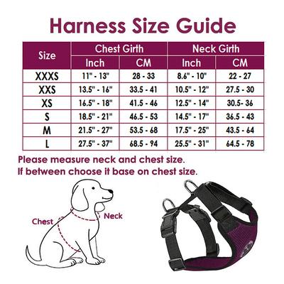 Show full view: SlowTon Car Safety Dog Harness with Seat Belt, Burgundy, Small: 18.5 to 21-in chest slide 3 of 10