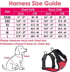 SlowTon Car Safety Dog Harness with Seat Belt, Red, Large: 27.5 to 37-in chest slide 2 of 8