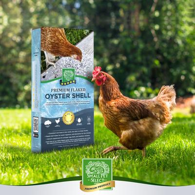 Show full view: Small Pet Select 100% Flaked Oyster Shell Calcium Supplement for Chickens & Ducks, 5-lb box slide 7 of 8