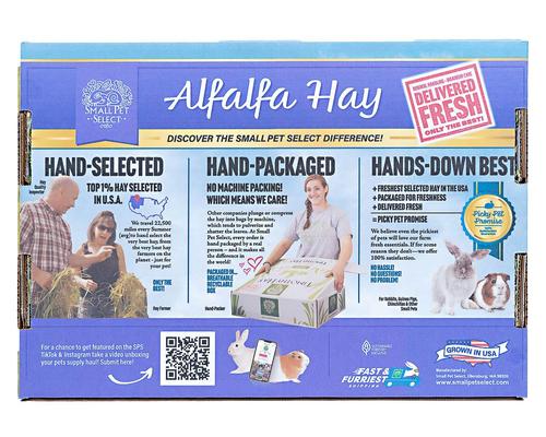 Show full view: Small Pet Select Alfalfa Hay Small Pet Food, 5-lb box slide 3 of 10