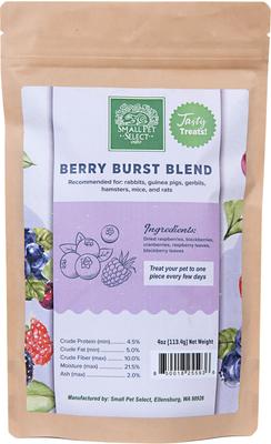 Show full view: Small Pet Select Berry Burst Blend Small Pet Food, 4-oz bag slide 2 of 3