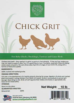 Show full view: Small Pet Select Chick Grit, 10-lb box slide 3 of 3