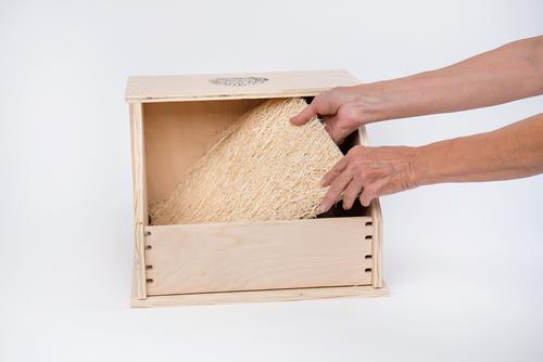 Show full view: Small Pet Select Chicken Nesting Box for Hens Laying Eggs Wooden Chicken Coop Nest Box, 15x15x11-in slide 6 of 7